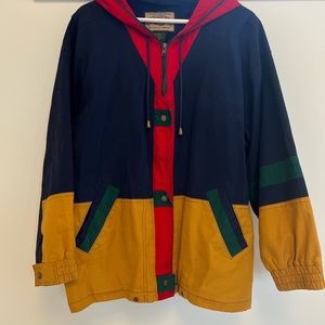 80s vintage retro colour block jacket